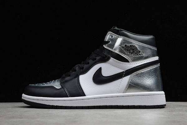 Air Jordan 1 High OG “Silver Toe” Black/Metallic Silver-White 2021 New Released CD0461-001