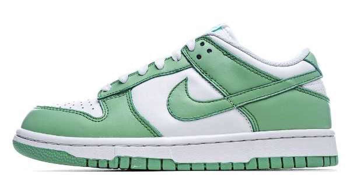 Latest 2021 Nike Dunk Low “Green Glow” Sneakers CU1726-188