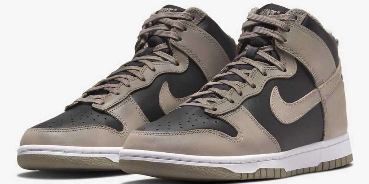 New Nike Dunk High "Moon Fossil" DD1869-002 Low-key and versatile!