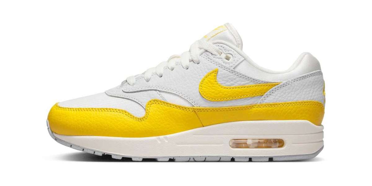 New Release 2022 Nike Air Max 1 Yellow Sneakers DX2954-001