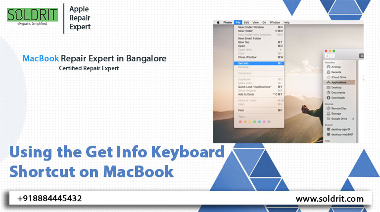 Using the Get Info Keyboard Shortcut on MacBook | Soldrit