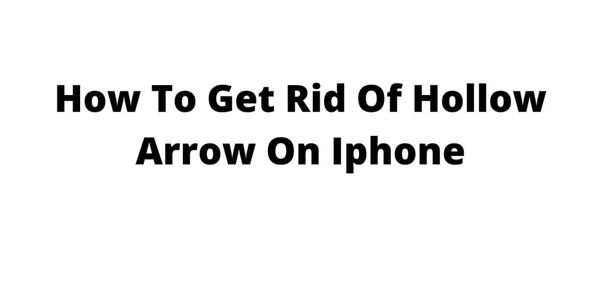 How To Get Rid Of Hollow Arrow On Iphone