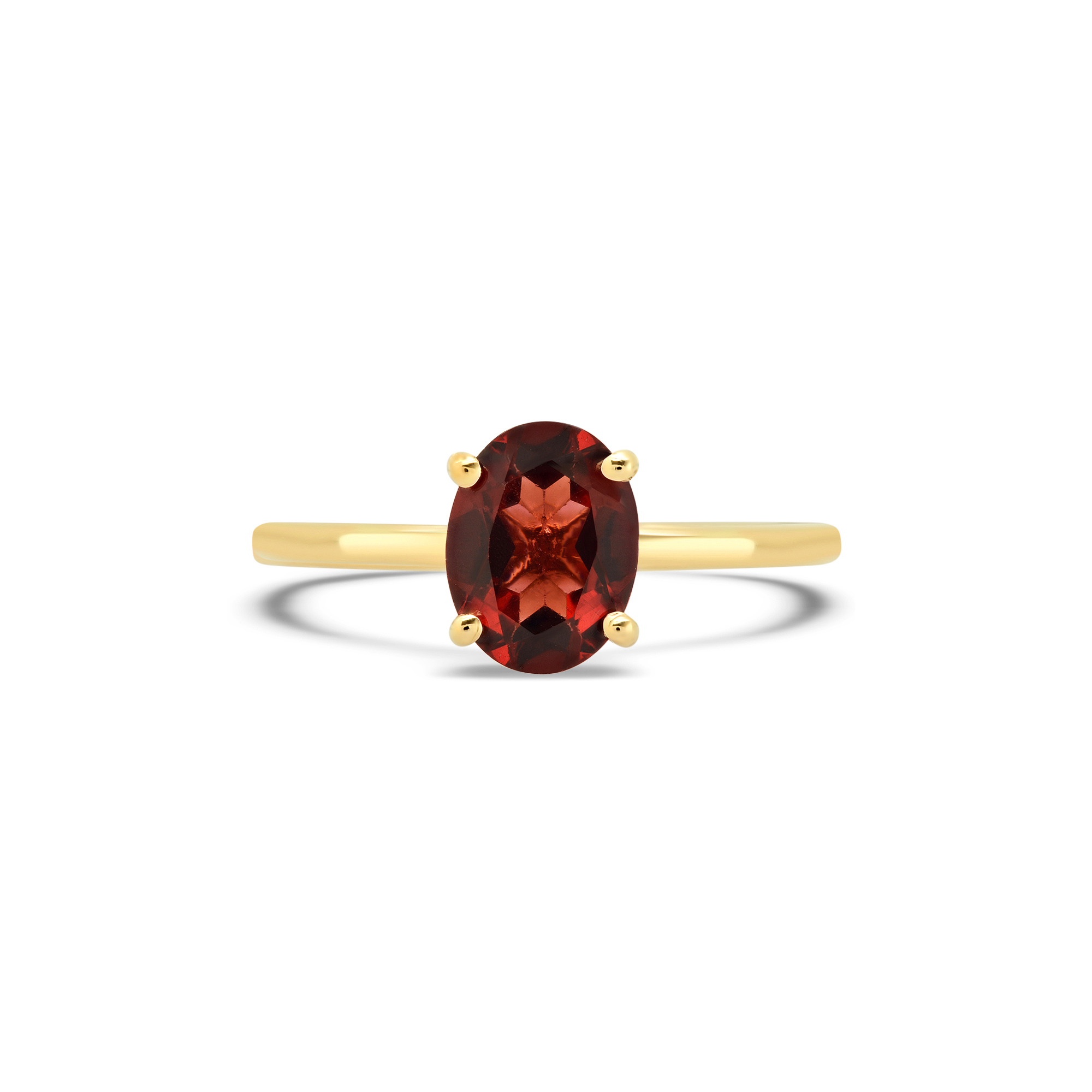 PRE- Oval Shape Garnet Ring | Christine K Jewelry