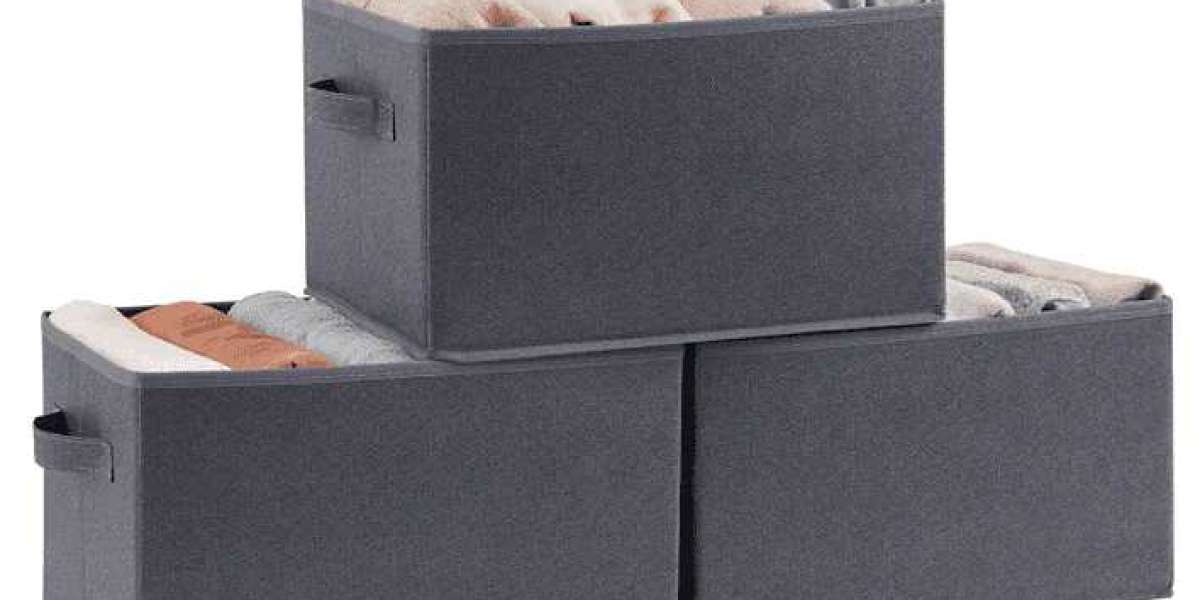 Folomie Bedroom Storage Boxes wit Lids - Versatility - Save more Time