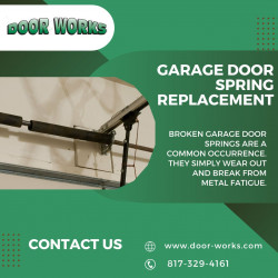 GARAGE DOOR SPRING REPLACEMENT | Visual.ly