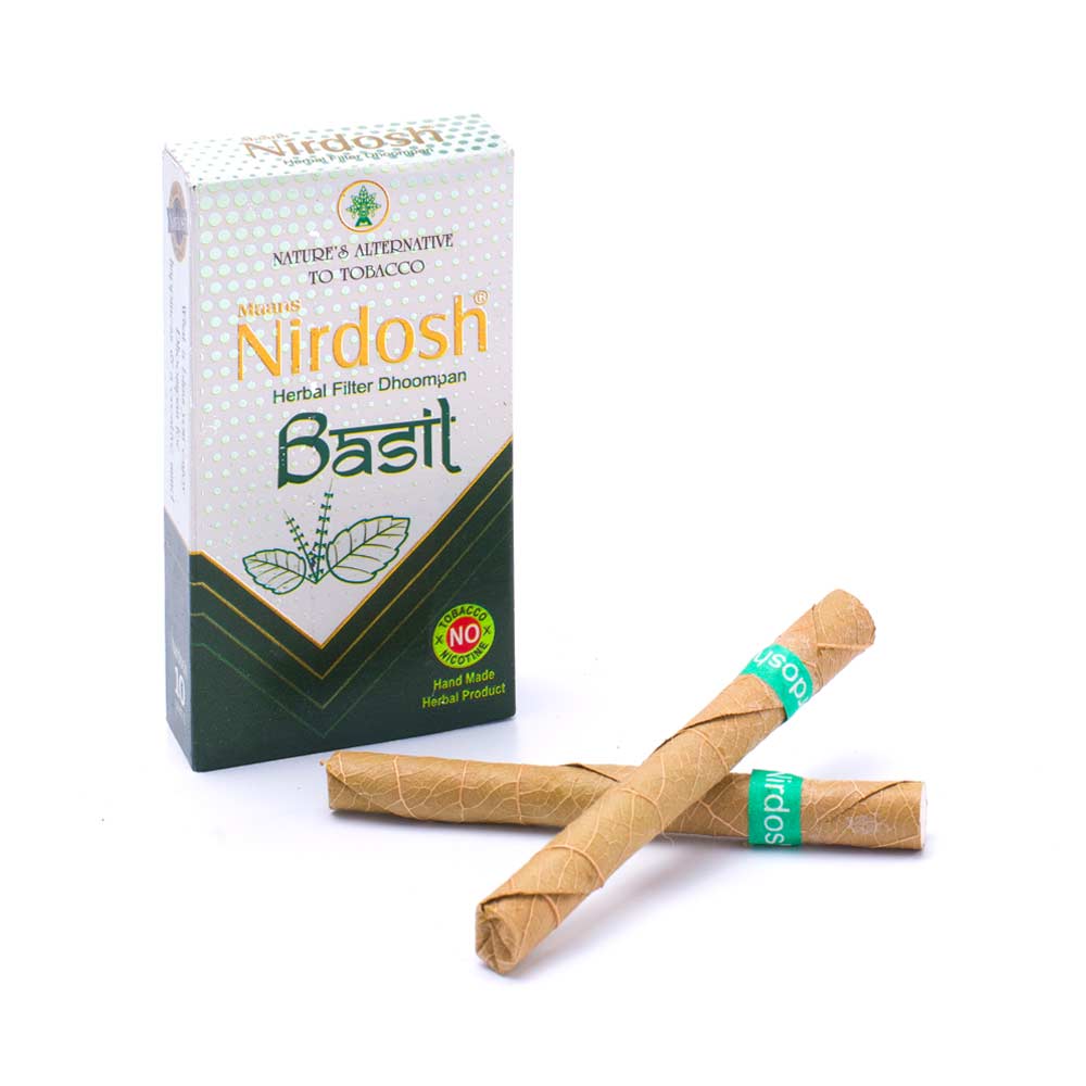 Buy Nirdosh Herbal Filter Dhoompan (Basil) Online - Maans Products