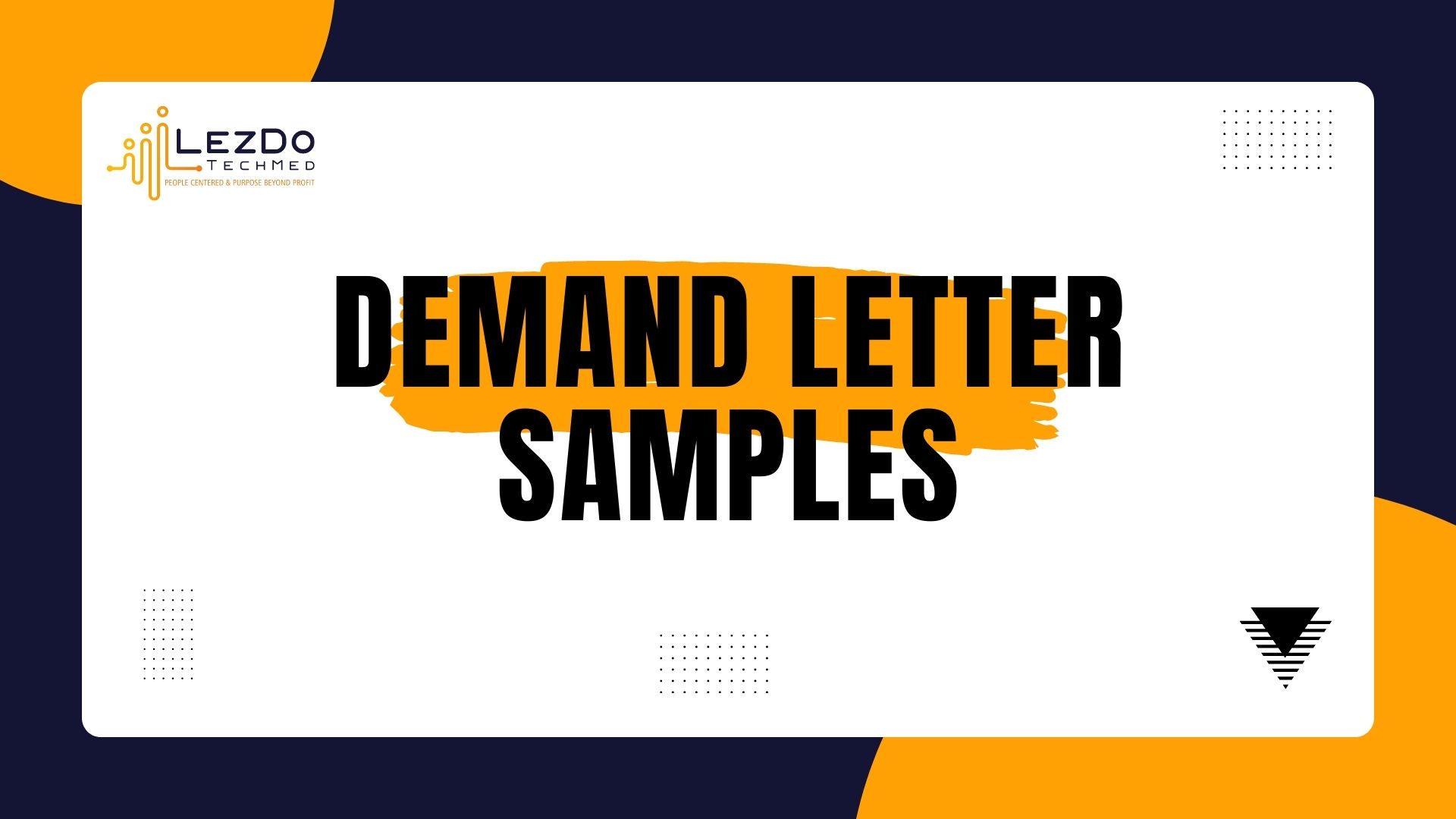 Settlement Demand Letter Samples | LezDo TechMed