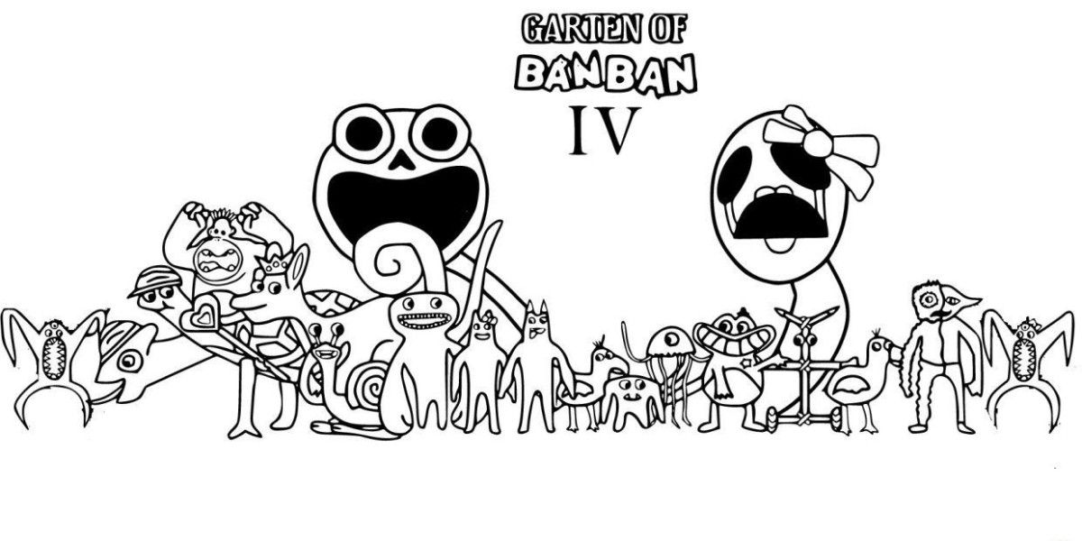 Garten Of Banban 4 Kleurplaat - Gratis Printbare Kleurplaten voor Kinderen