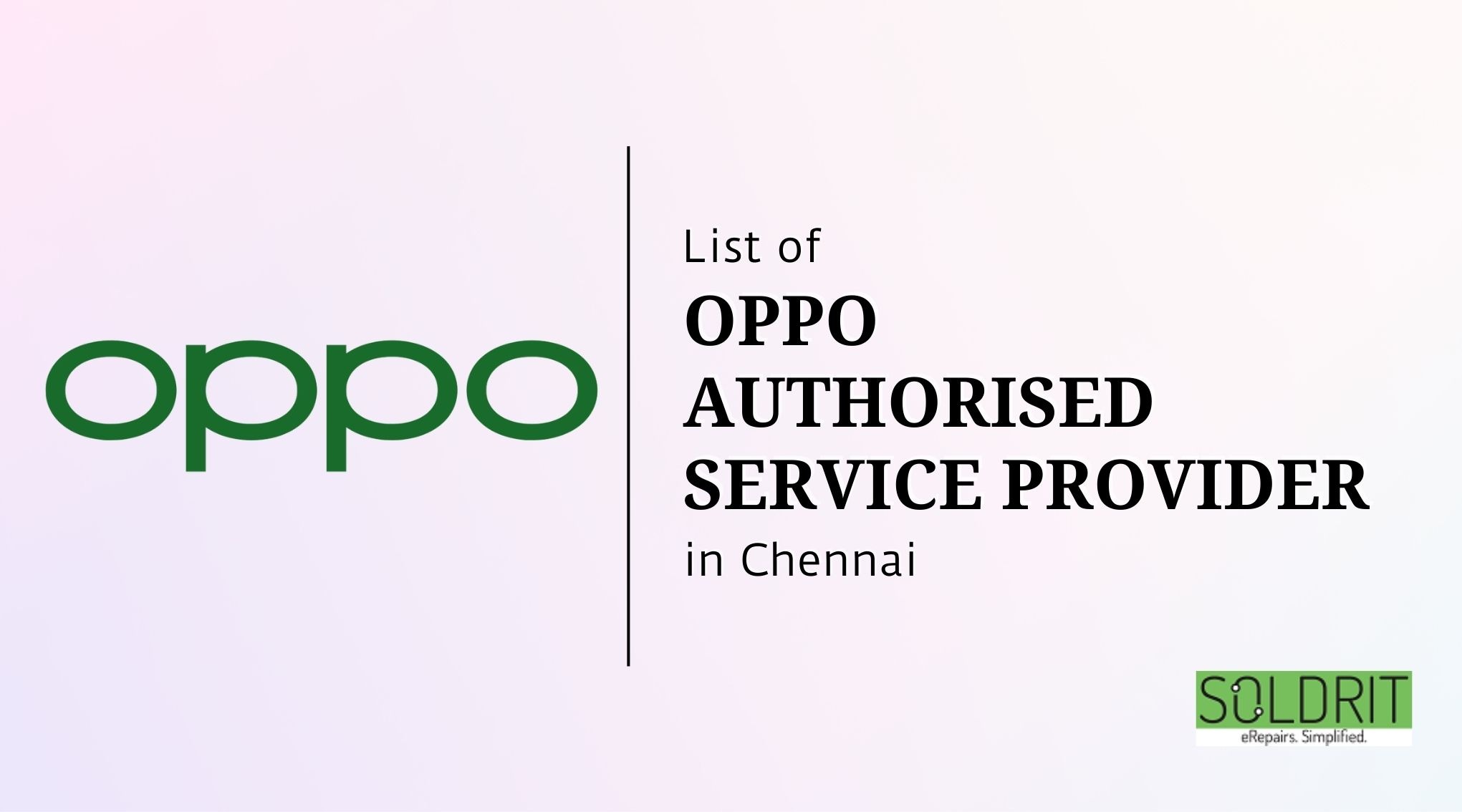 Oppo Authorised Service | Oppo service centers Chennai