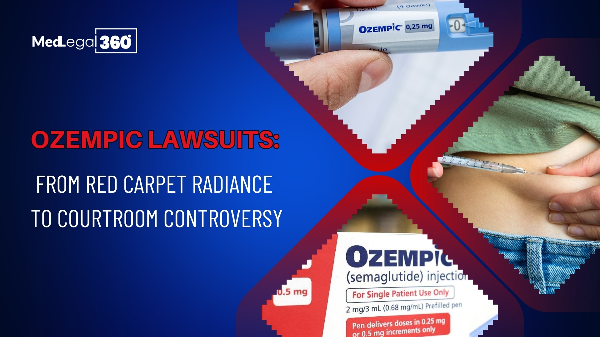 Ozempic Lawsuits: From Red Carpet Radiance to Courtroom Controversy