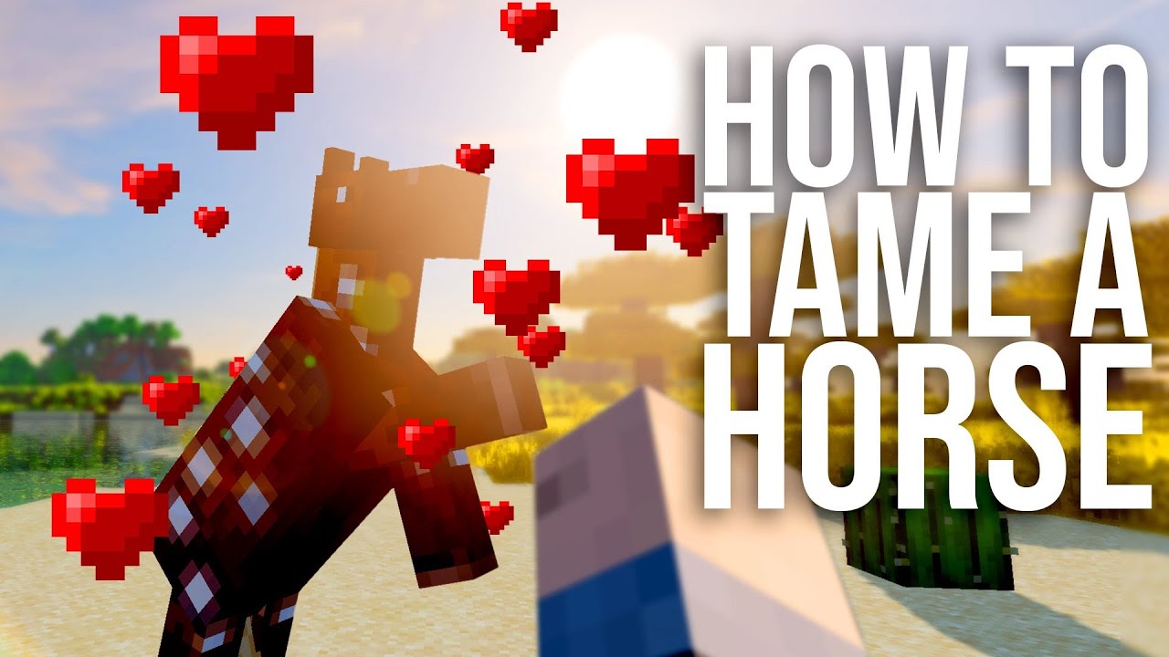 How to tame a horse in minecraft: Tame & Ride Horse