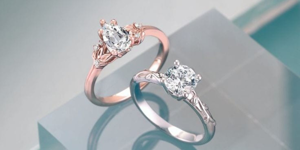 Elongated Radiant Cut Engagement Rings
