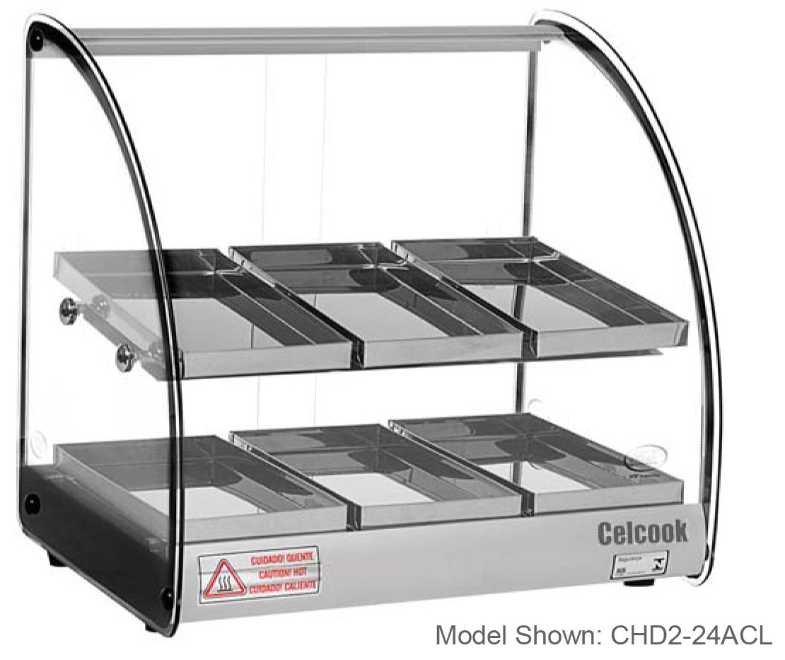 Heated Display Cabinet by Celcook: Heated Display Cases, Hot Food Display Cases