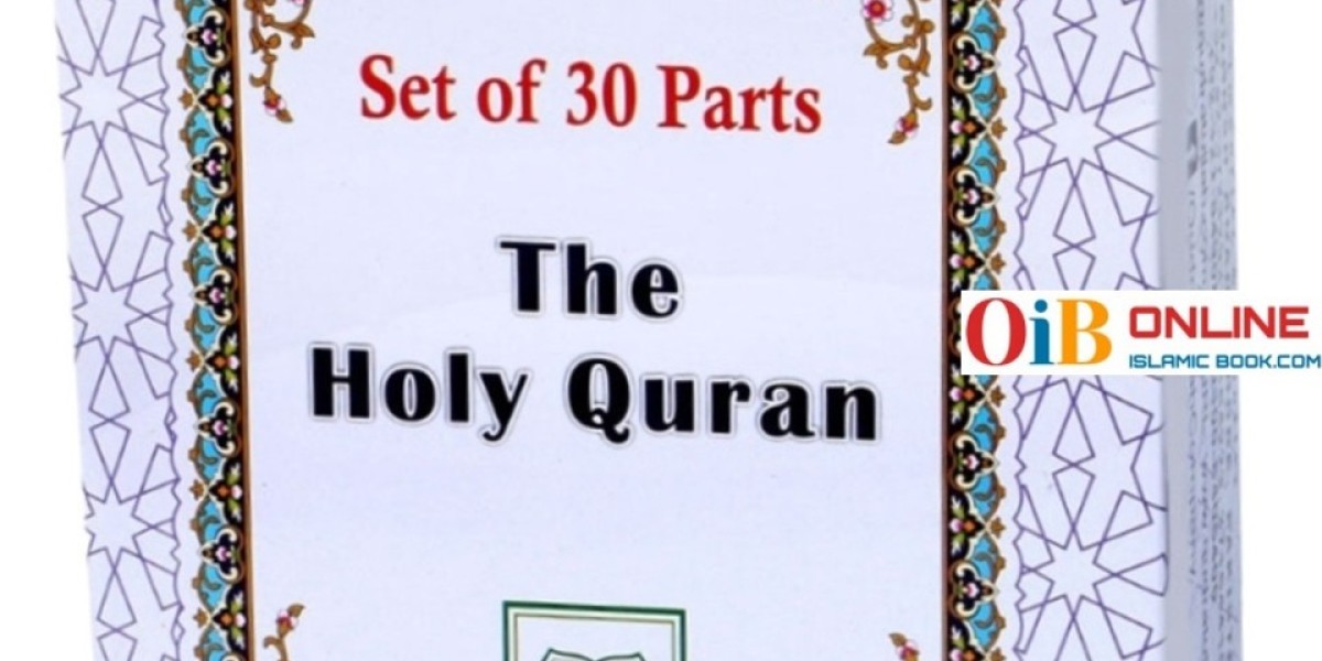 The Holy Quran 30 Parts Set in English Helps You Know the Right Rules to Recite the Quran