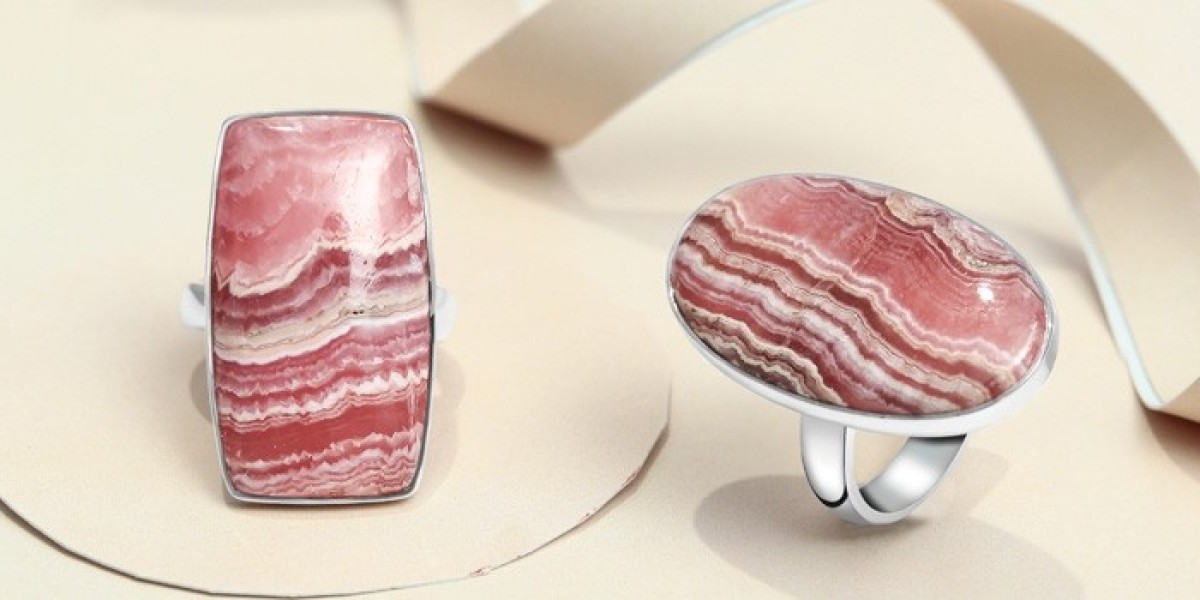 Celestial Crescents: Heavenly Rhodochrosite Jewelry for Divine Beauty