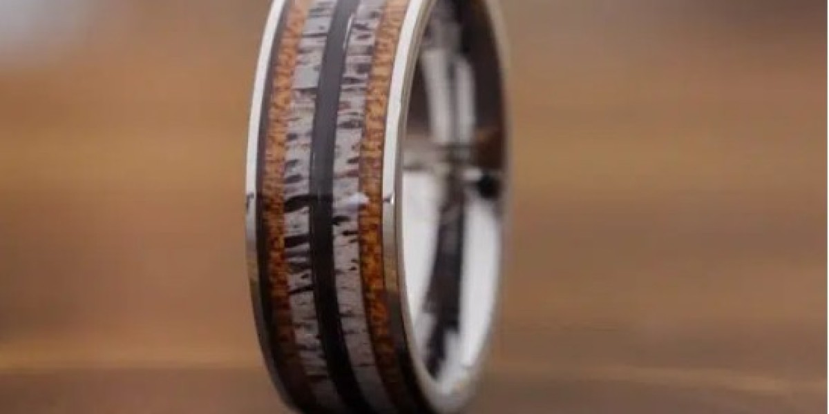 Enigmatic Beauty: The Allure of Antler-Crafted Men's Rings and Unique Deer Antler Wedding Bands