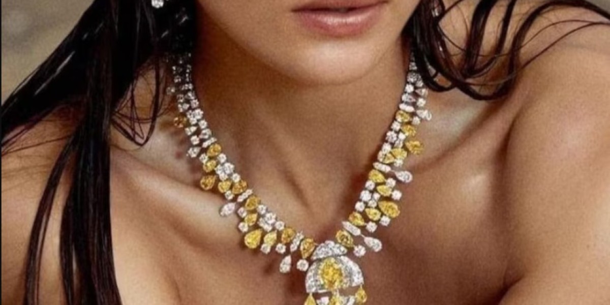 Yellow Stone Necklace Canary Diamond Necklace