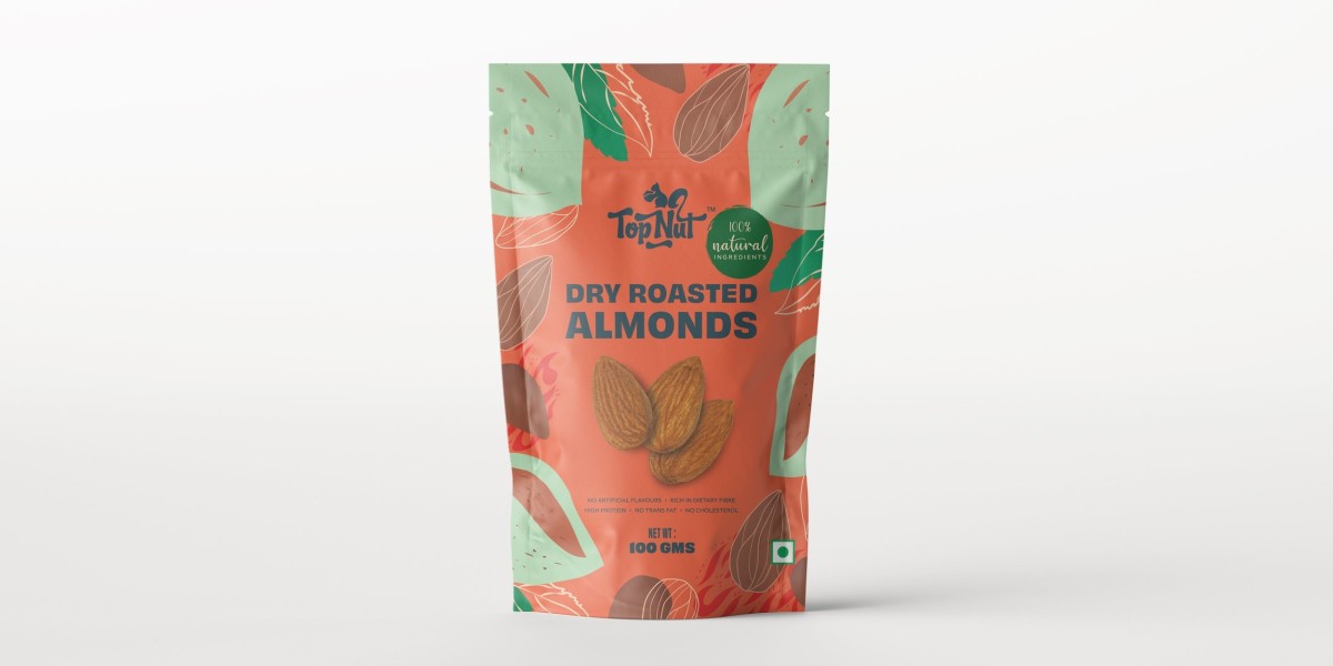 Buy Dry Roasted Almonds | Topnut