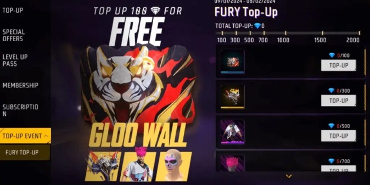 Get Free Tiger’s Fury Gloo Wall in Free Fire MAX Top-Up Event