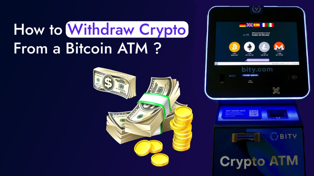 Simple steps to withdraw crypto From Bitcoin ATM