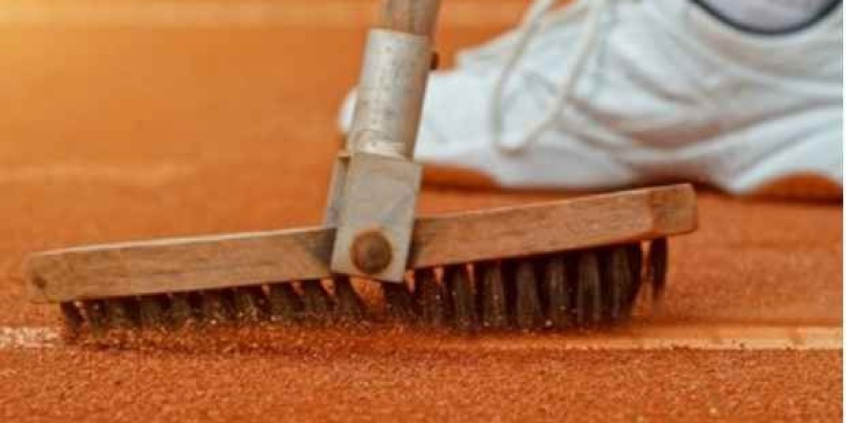 Tennis court and play ground pressure wash cleaning Melbourne