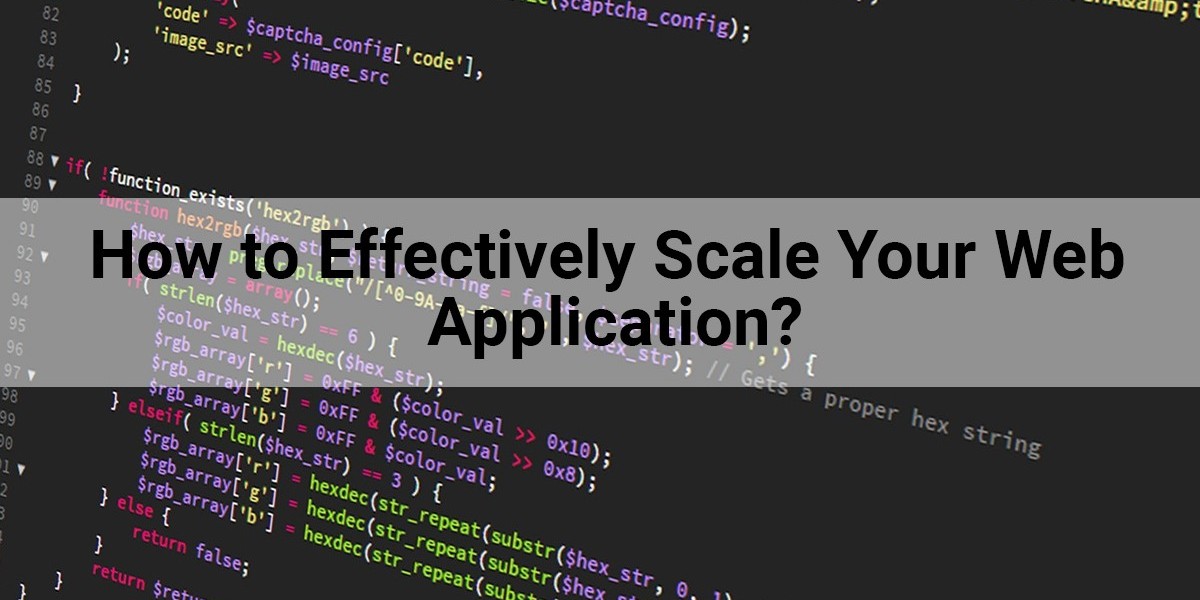 How to Effectively Scale Your Web Application