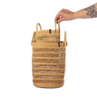 BOLGA SET OF TWO BASKETS | NATURAL OPEN WEAVE Profile Picture