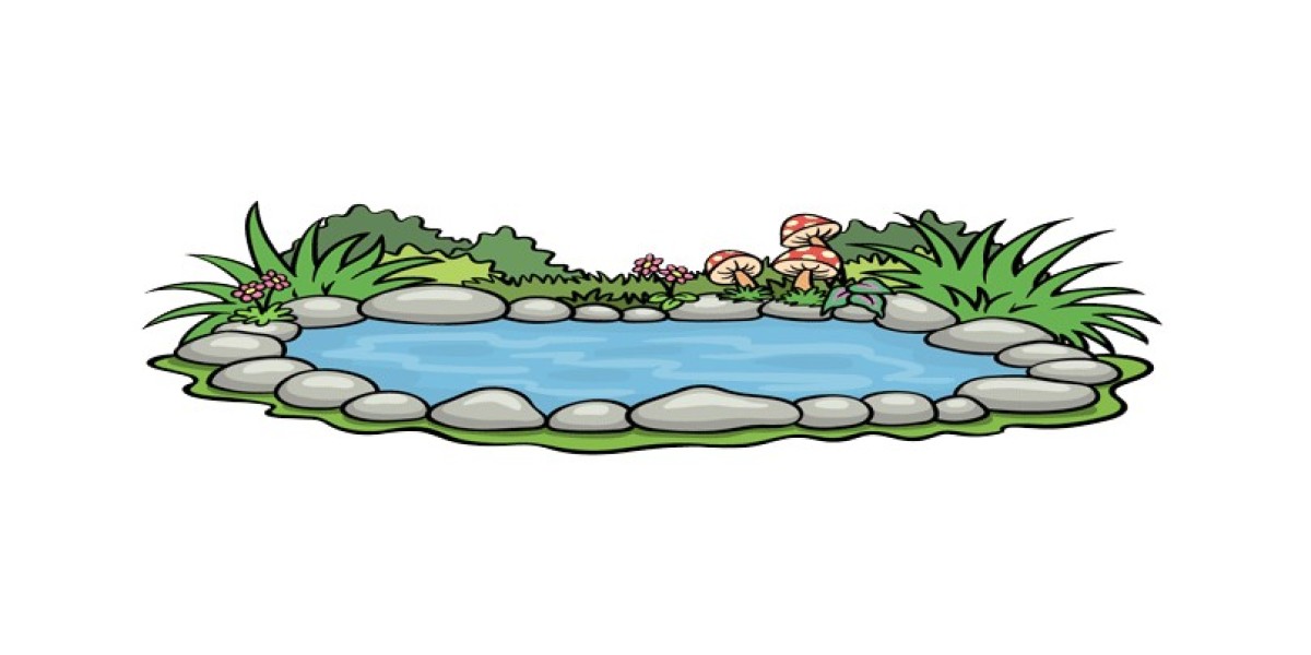 How to Pond Drawing Easy Step by Step?