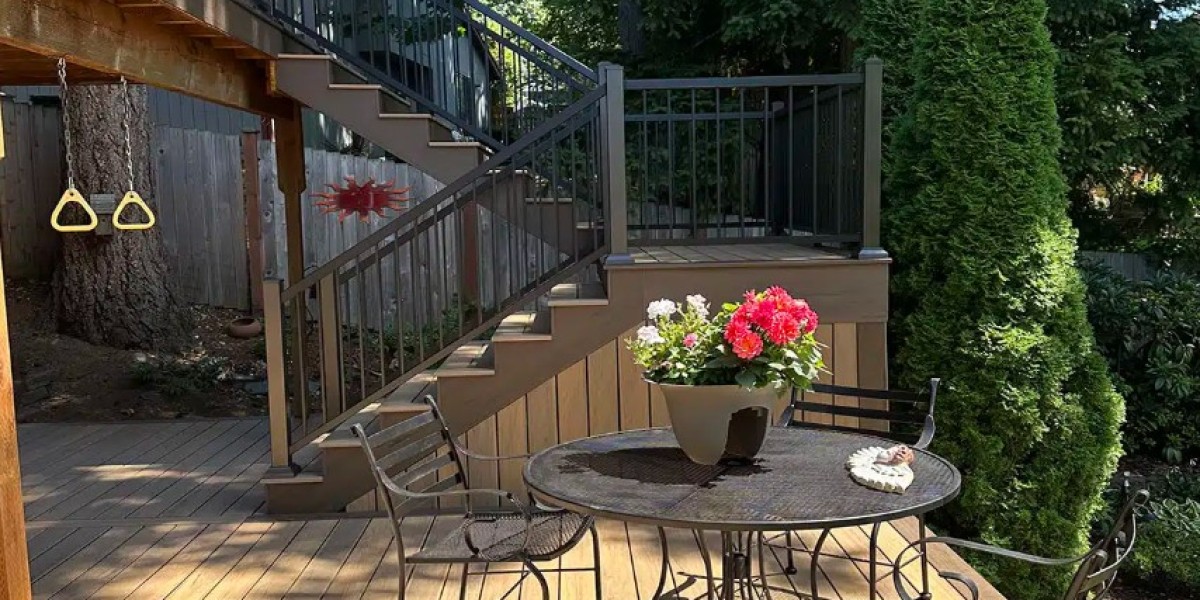"Designing Vertical Spaces: The Art of Multi-Level Deck Construction"
