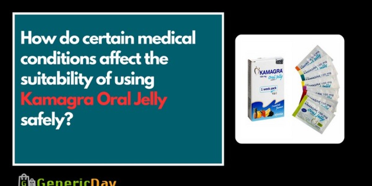 How do certain medical conditions affect the suitability of using Kamagra Oral Jelly safely?