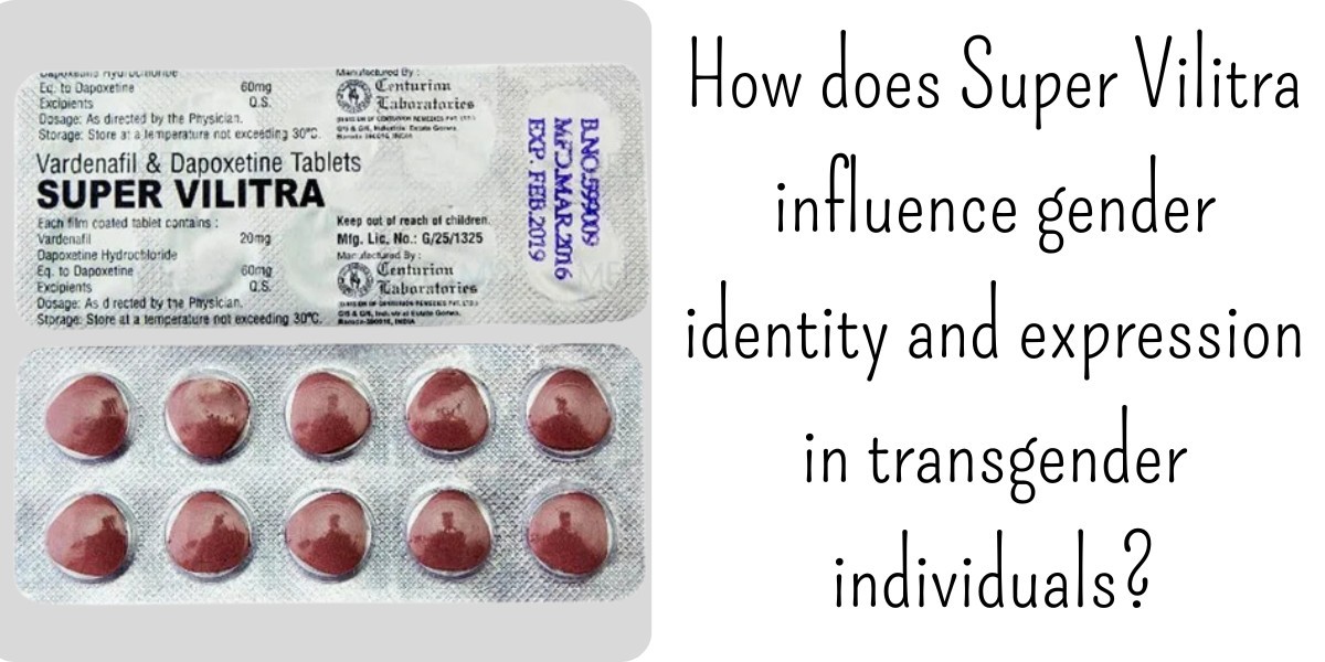 How does Super Vilitra influence gender identity and expression in transgender individuals?