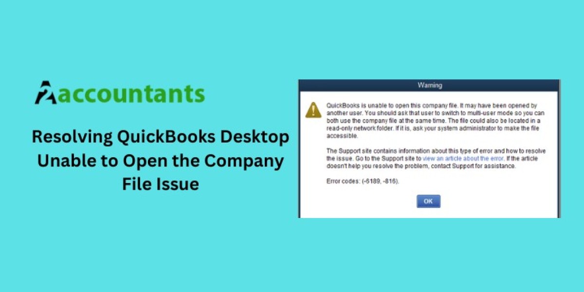 Resolving QuickBooks Desktop Unable to Open the Company File Issue