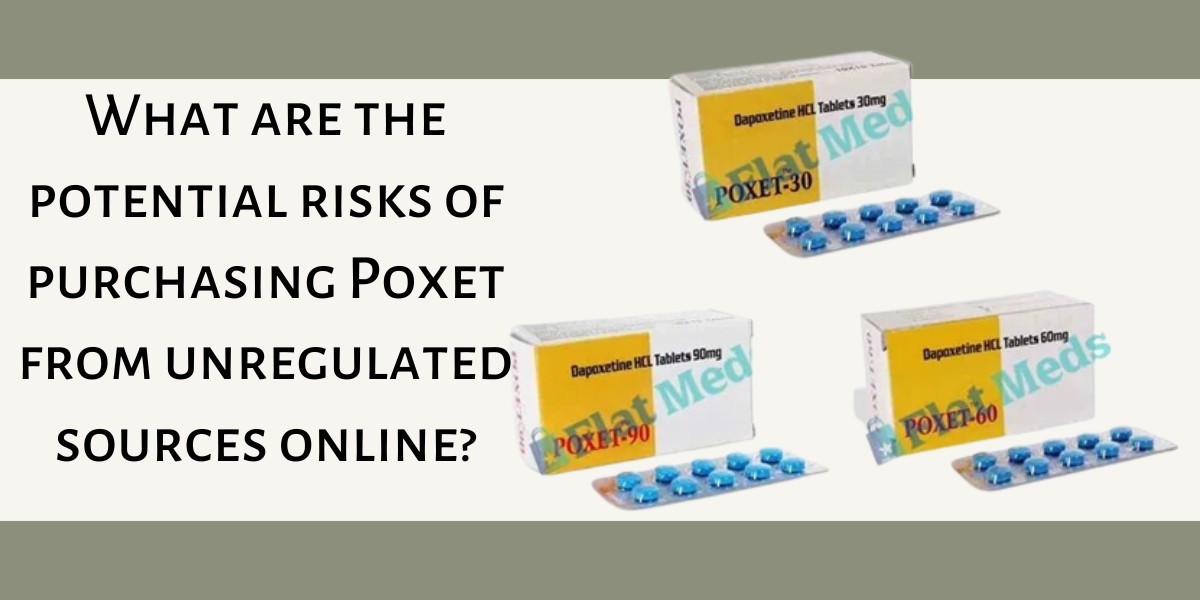 What are the potential risks of purchasing Poxet from unregulated sources online?