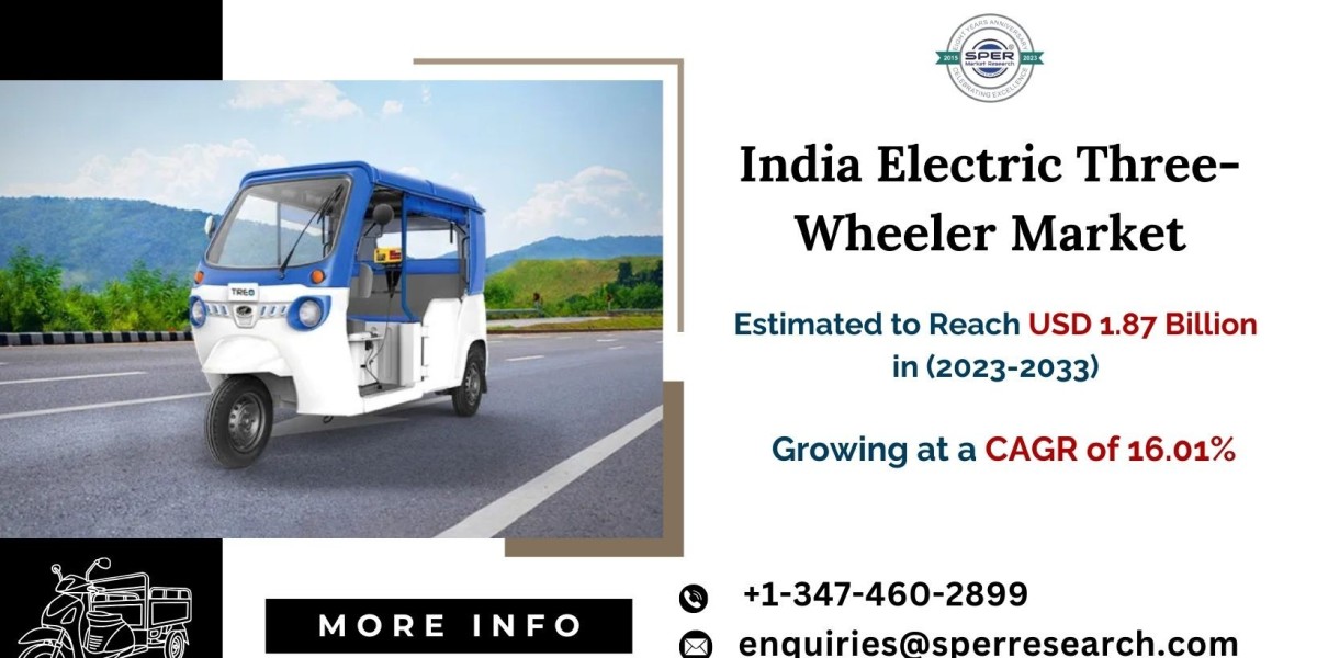India Electric Three Wheeler Market Growth, Demand and Future Opportunities 2033: SPER Market Research