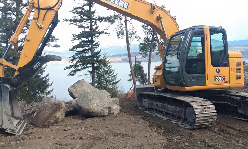 Excavating Companies West Kelowna | Land Clearing | Basement Wall Building | Basement Excavation Contractors West Kelowna | Okanagan Valley | AA Contracting