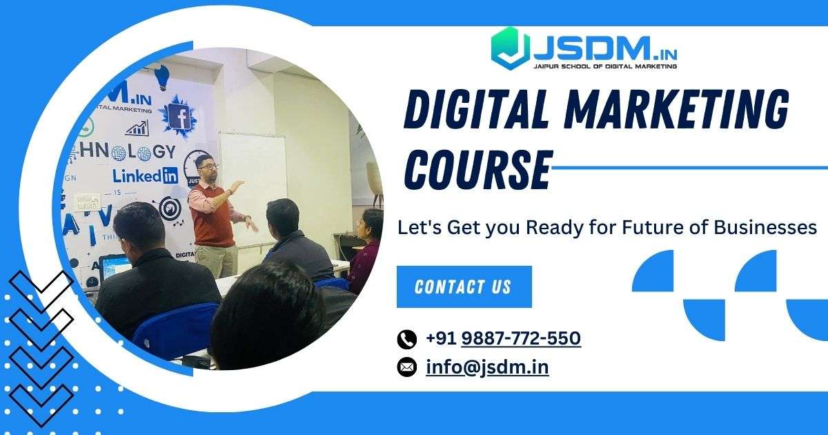 Top #1 Digital Marketing Course In Jaipur With 100% Job Placement Assistance