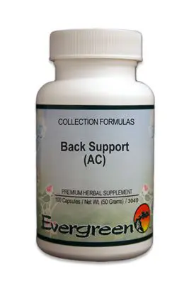 BACK SUPPORT (AC) (100 CAPS) (EVERGREEN) - Bonafide Acupuncture