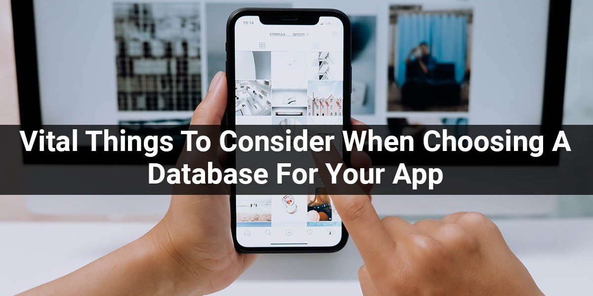 Vital Things To Consider When Choosing A Database For  Your Apps