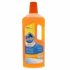 Pledge Multisurface Floor Cleaner Orange 750 ml Online at Best Price | Scouring Creams | Lulu UAE