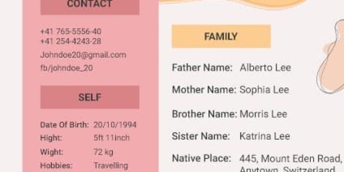 How to Personalize a Marriage Biodata Template to Stand Out