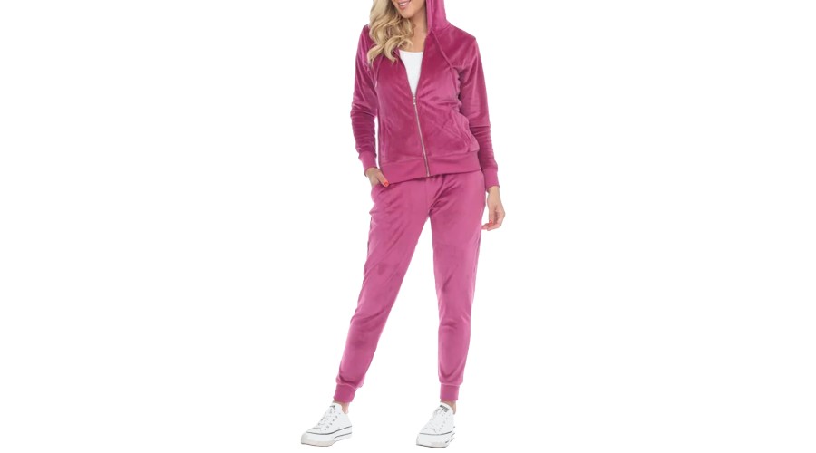 ladies velour sweatsuit