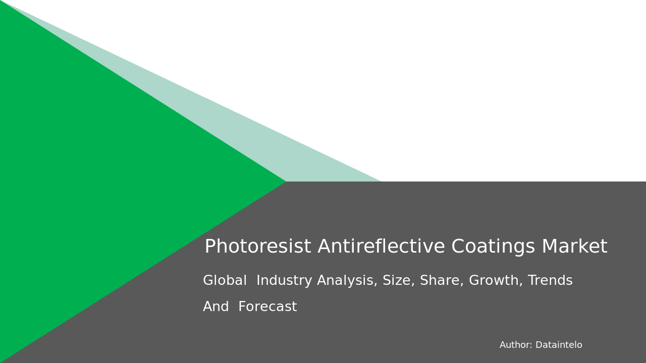 Request For Sample of Photoresist Anti-reflective Coatings Market Research Report 2032