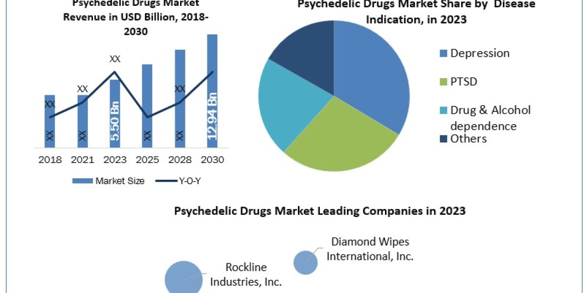 Global Psychedelic Drugs Market Outlook (2024-2030): In-depth Analysis by Product, Disease Indication, and Distribution 