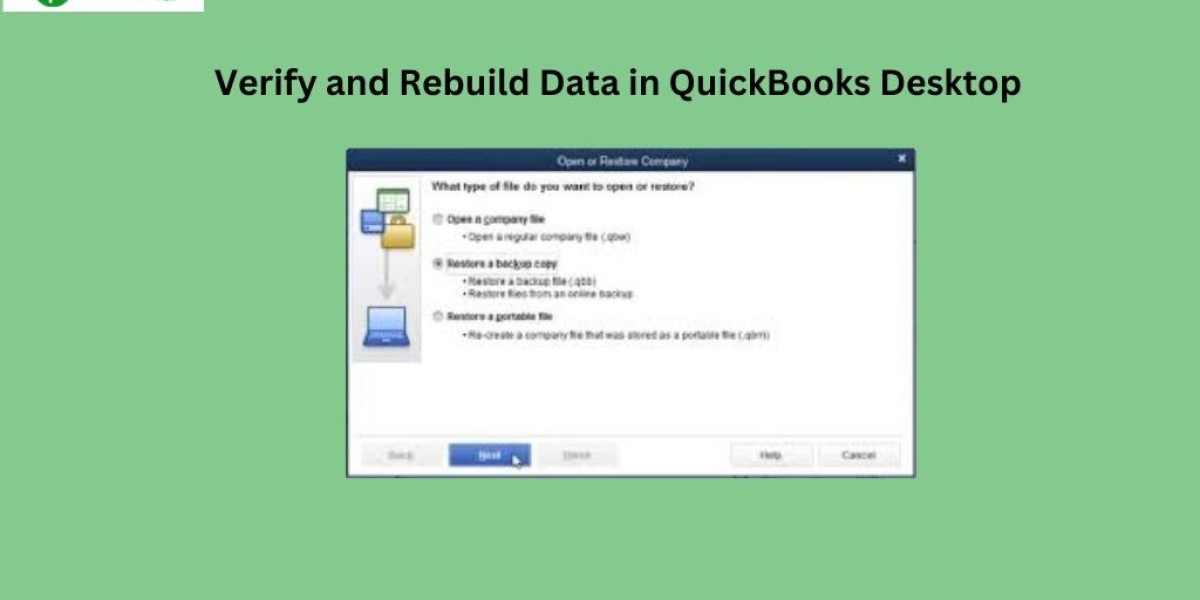 Verify and Rebuild Data in QuickBooks Desktop