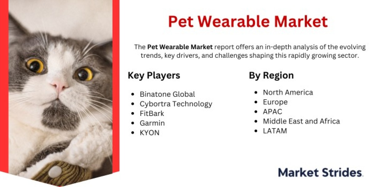 Pet Wearable Market Insights: Regional Developments, Top Players, and Future Trends 2024-2032