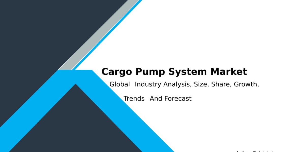 Cargo Pump System Global Market Analysis Forecast To 2032 | By Dataintelo