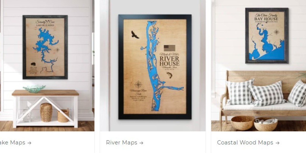 The Timeless Charm of Wooden Maps of Lakes