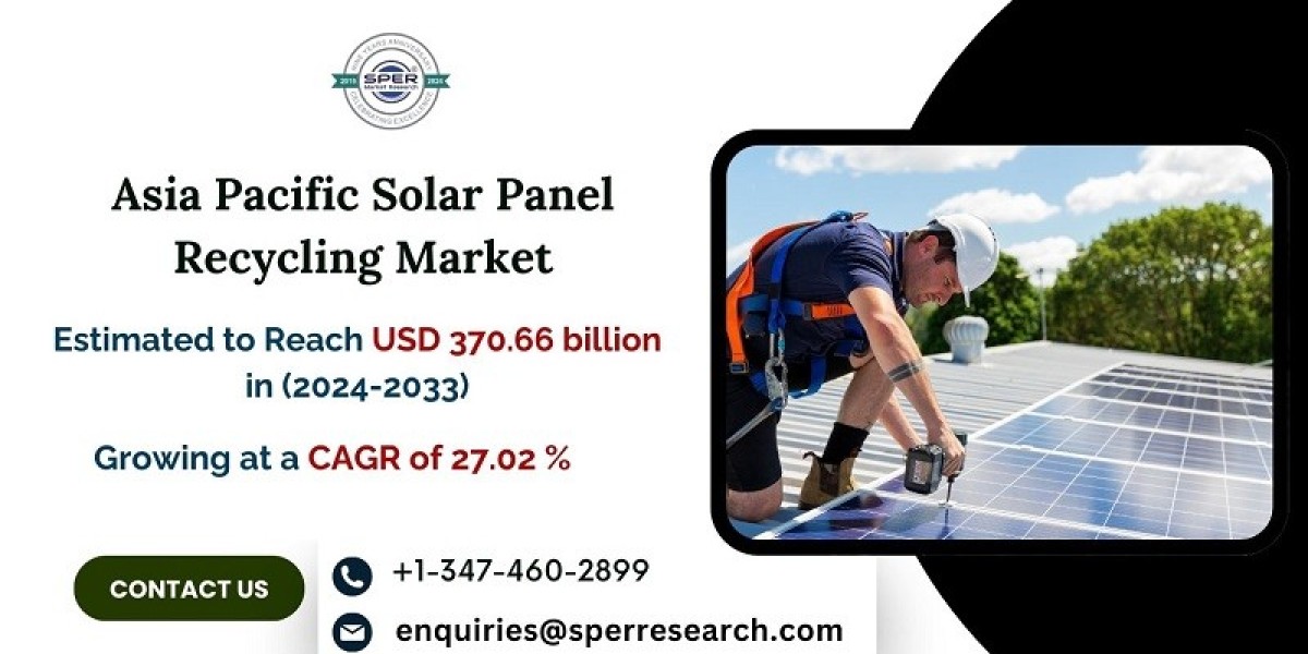 Asia Pacific Solar Panel Recycling Market Size 2024, Trends, Revenue, Opportunities and Forecast Analysis 2024-2033: SPE