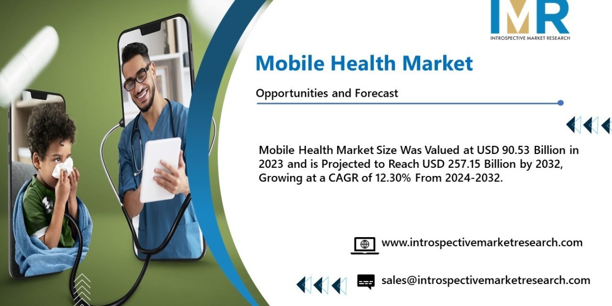 Mobile Health Market is projected to surge ahead at a CAGR of 12.30% from 2024 to 2032