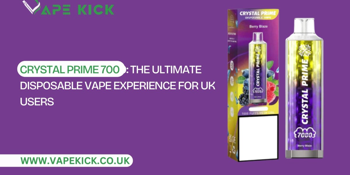 Crystal Prime 7000: The Ultimate Disposable Vape Experience for UK Users